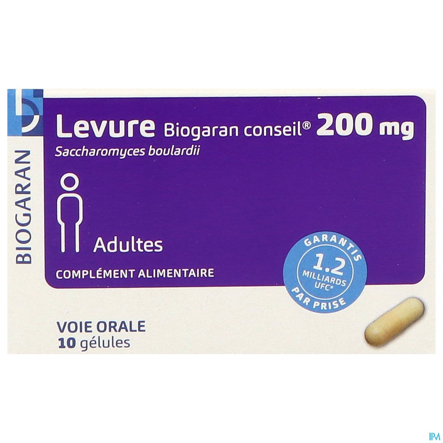 Levure Biogaran Conseil 200mg Gelule 10