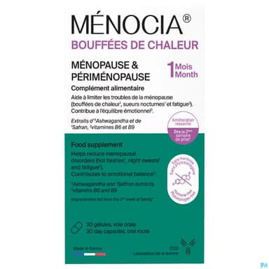 Menocia Bouffees De Chaleur Gelule 30