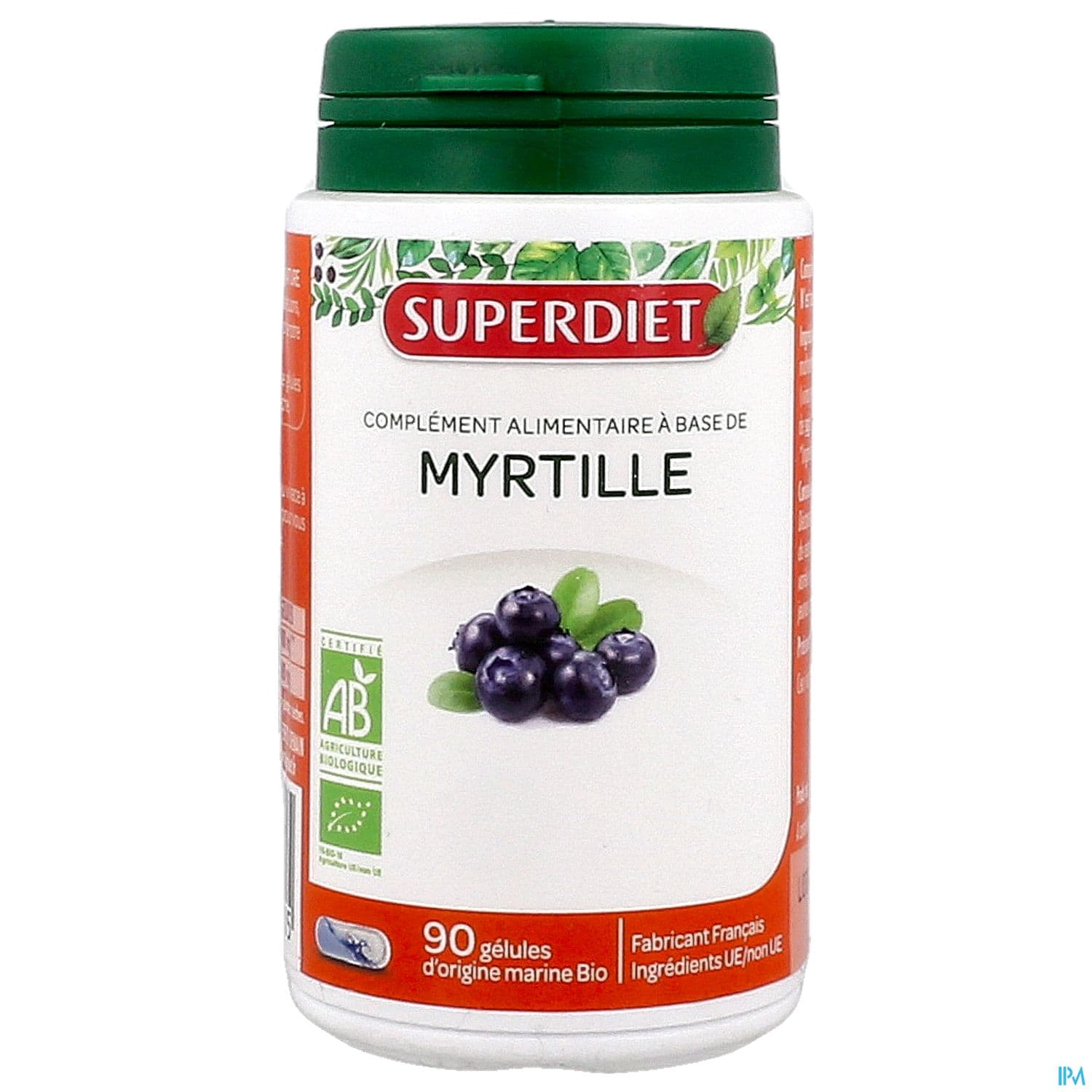 SUPERDIET MYRTILLE BIO GEL90