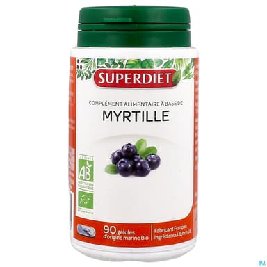 SUPERDIET MYRTILLE BIO GEL90