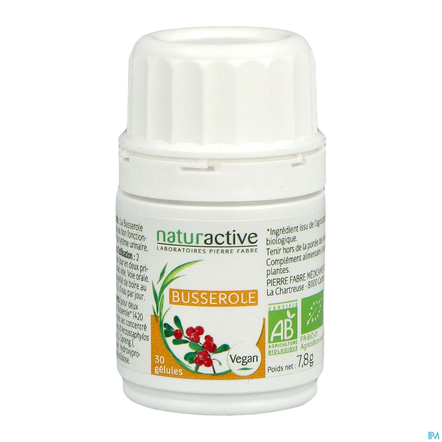 Naturactive Busserole Bio Gelule 30