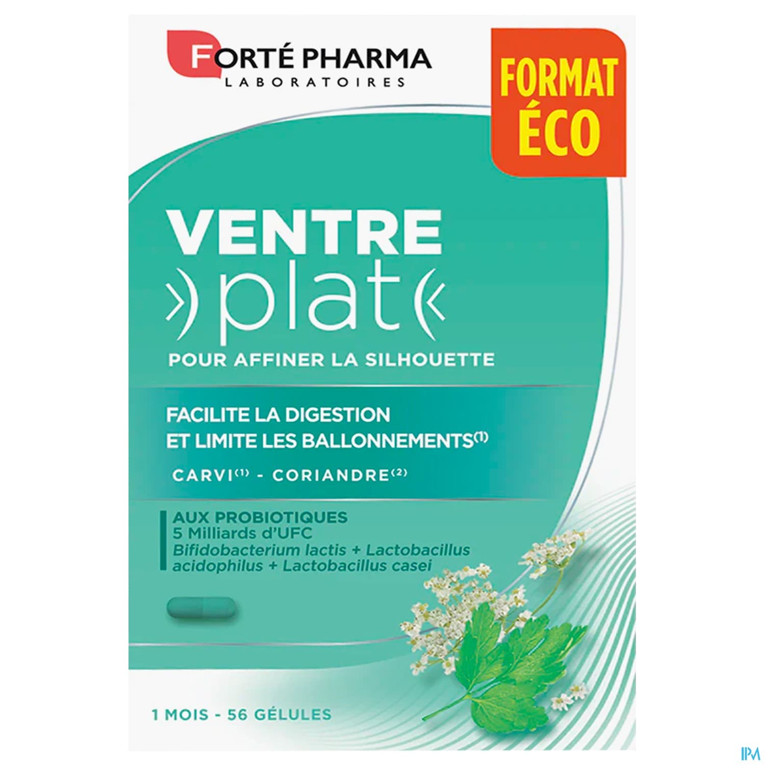 Forte Pharma Ventre Plat Gelule 56