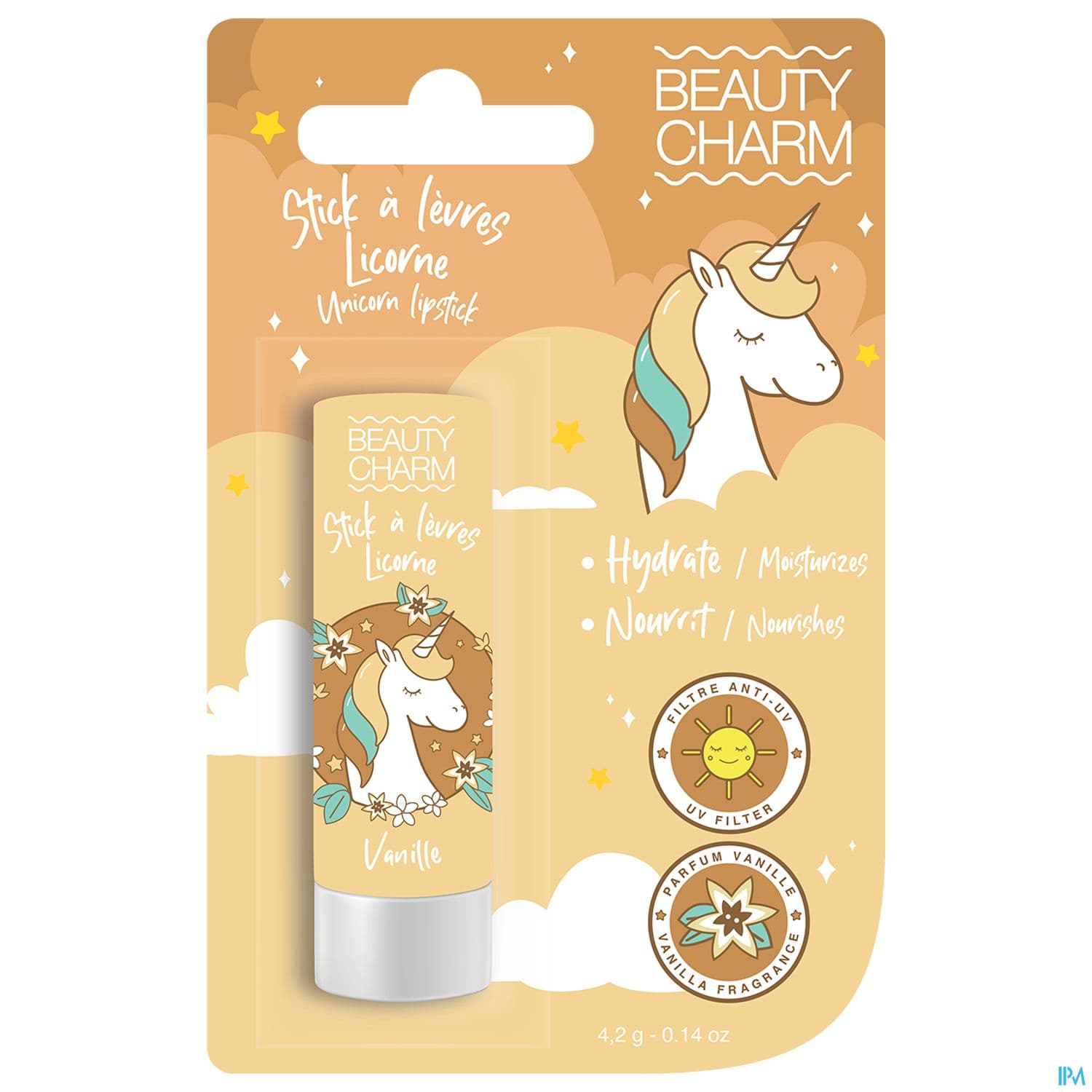 Beauty Charm Stick A Levres Enfant Licorne Vanille 4g2