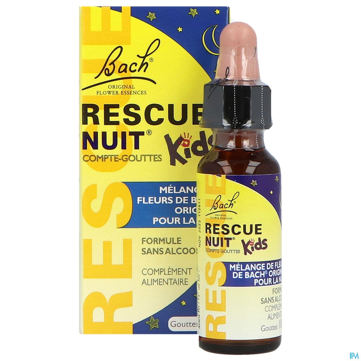 Rescue Bach Nuit Kids Compte Gouttes 10ml