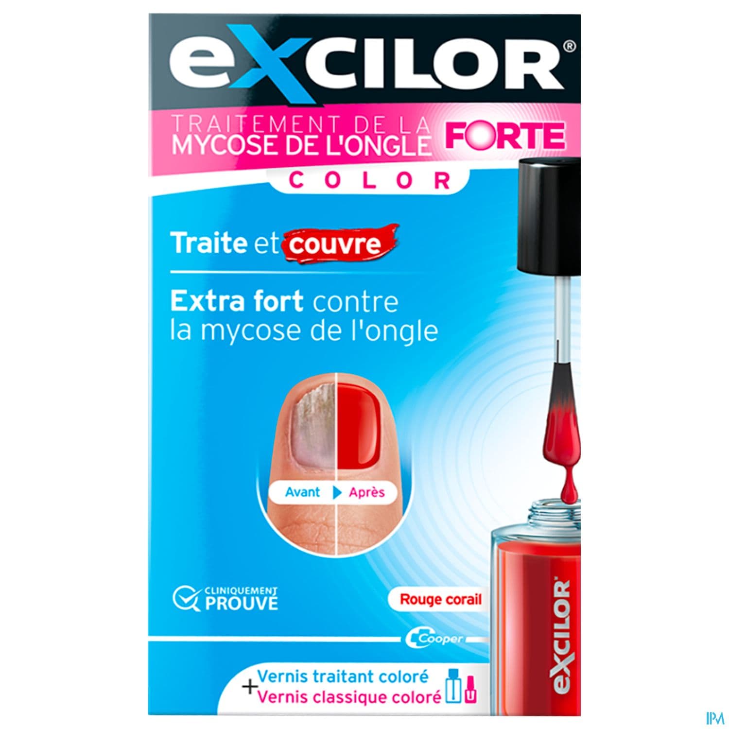 EXCILOR FORTE COLOR ONGLE RED 30ML