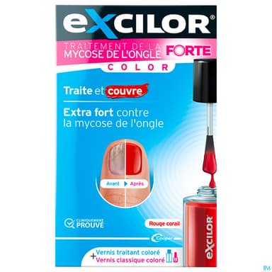 EXCILOR FORTE COLOR ONGLE RED 30ML