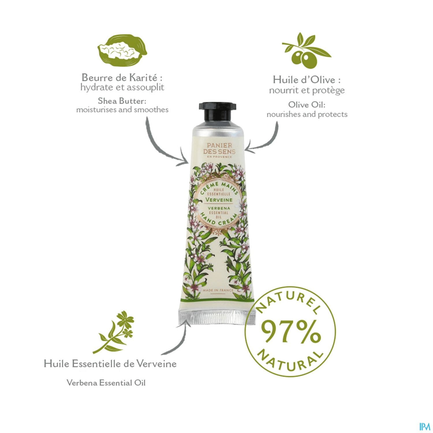 PANIER DES SENS CR MAIN VERV 30ML