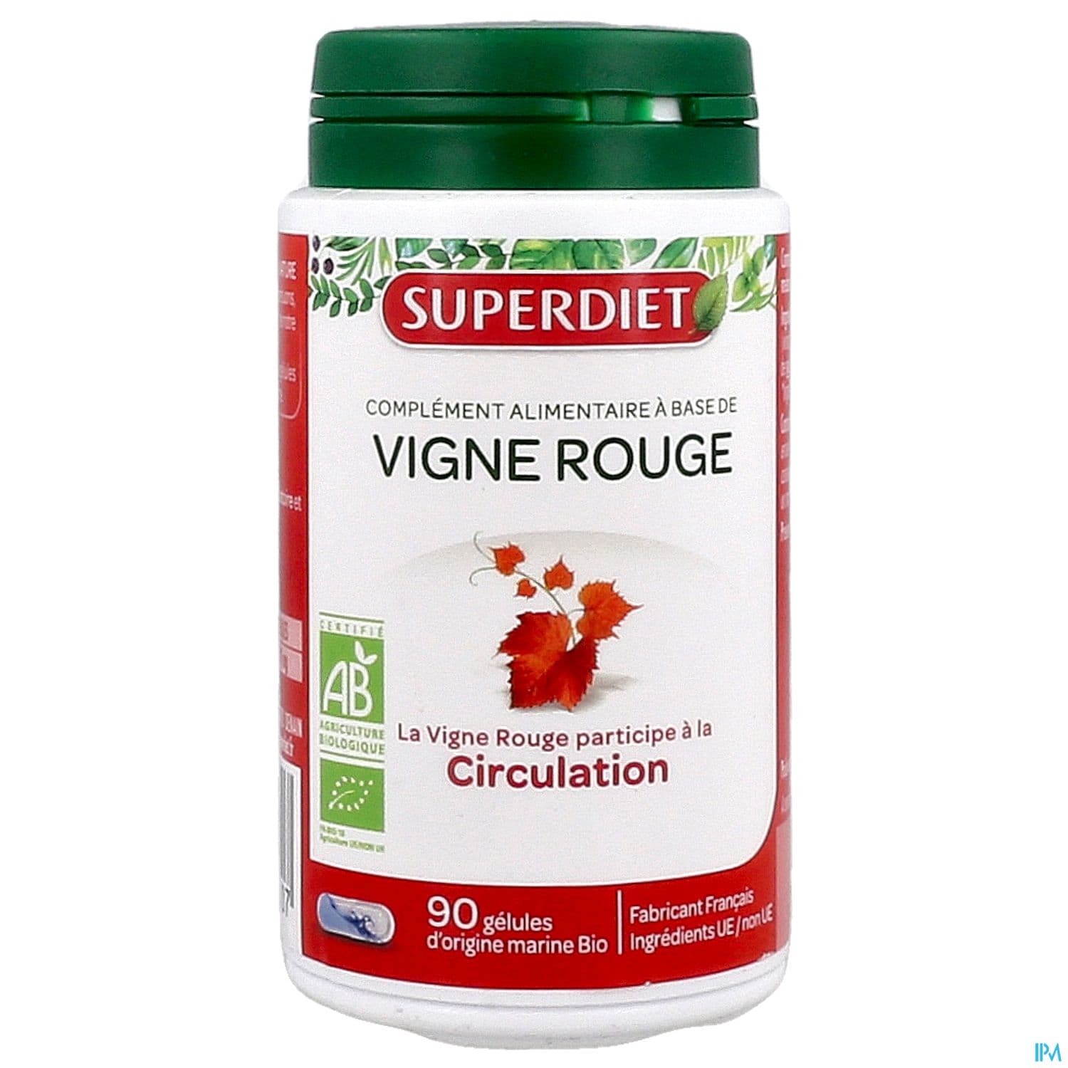 SUPERDIET VIGNE ROUGE BIO GEL90