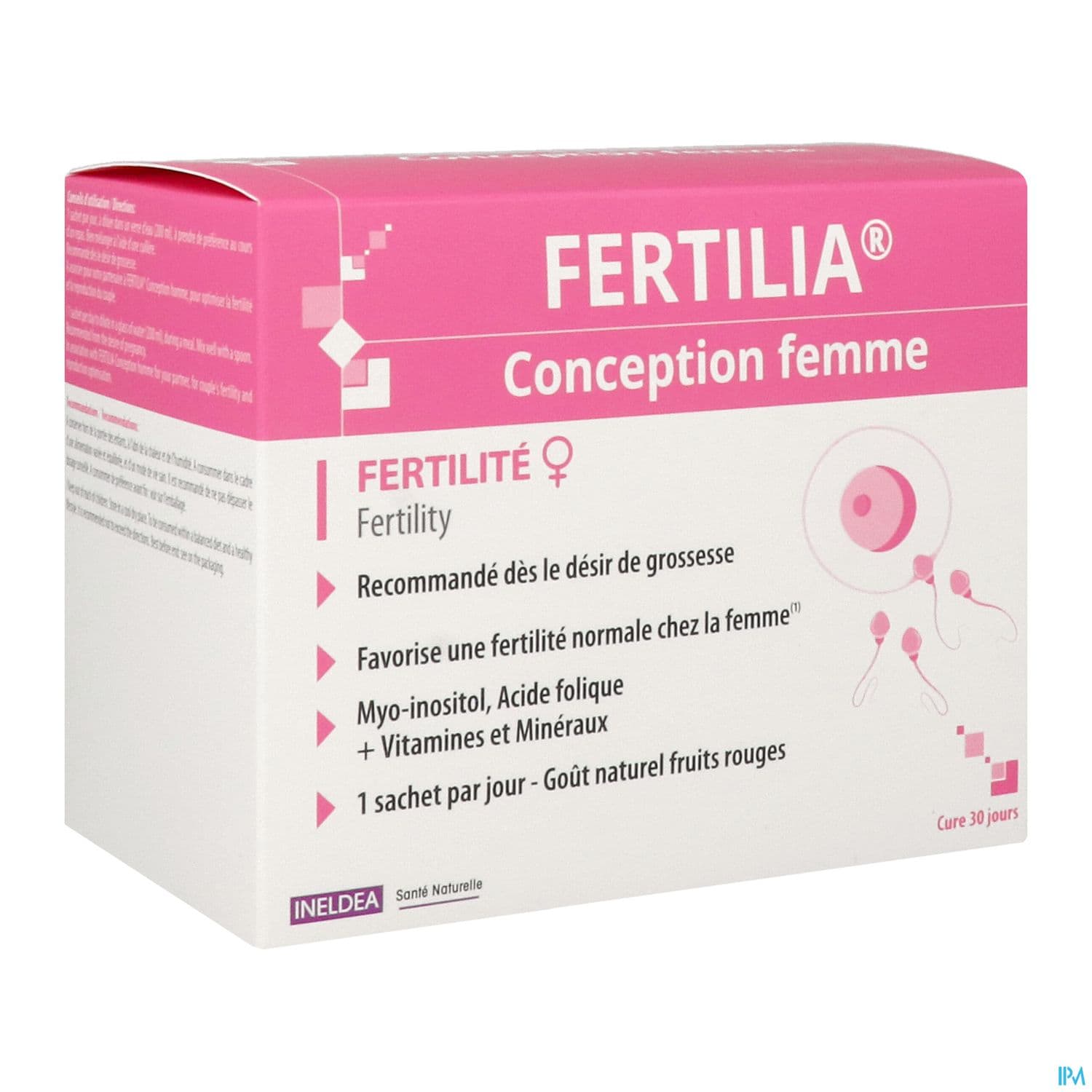 Ineldea Isn Fertilia Conception Femme Fertilite Feminine Sachet 30