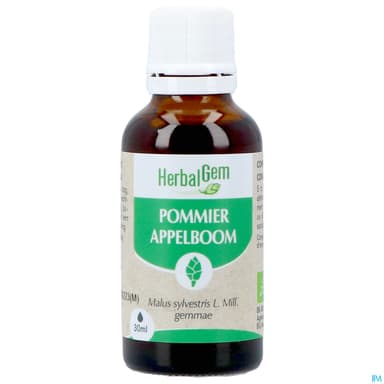 Herbalgem Pommier Bourgeon Macerat Glycer Bio 30ml