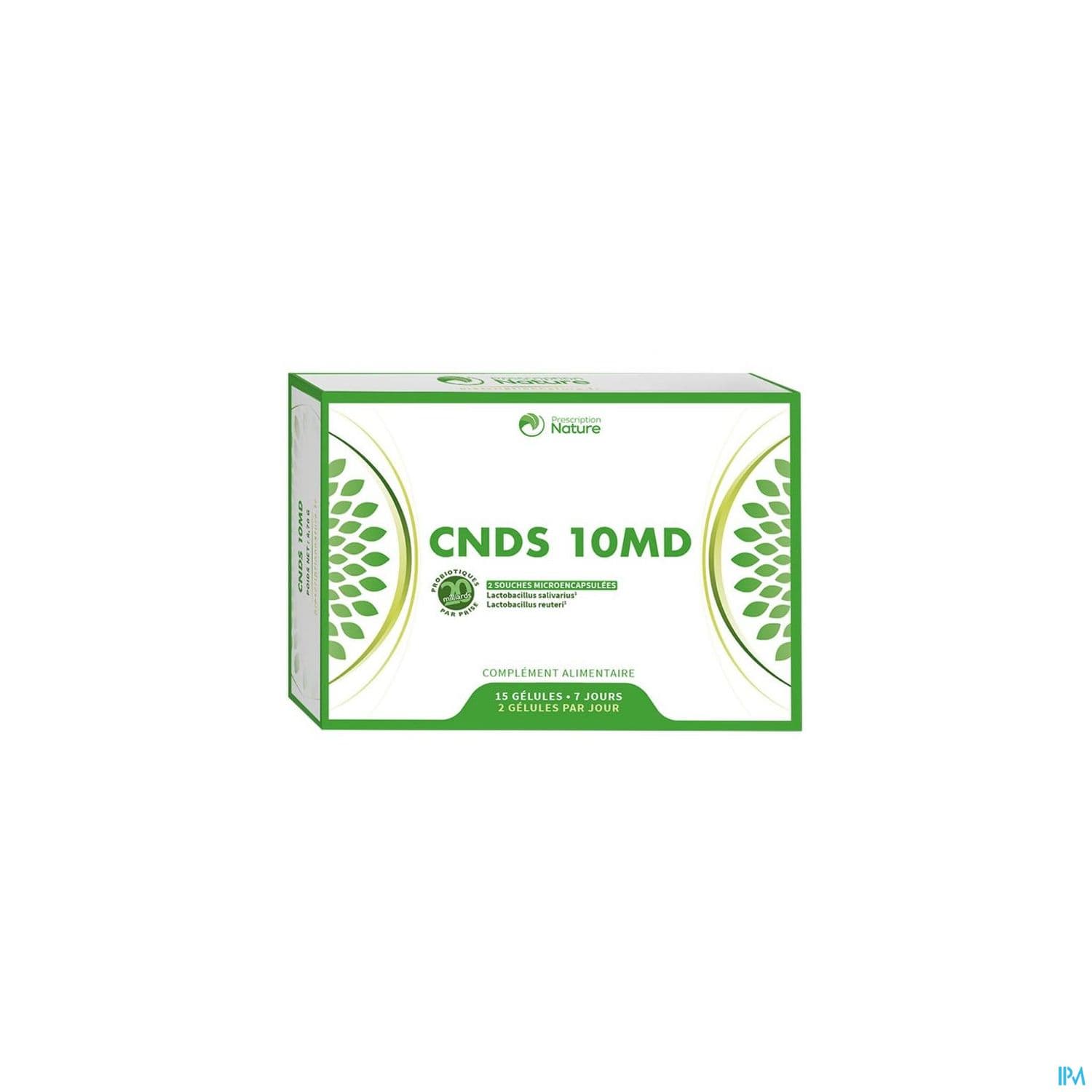 Prescription Nature Cnds 10md Gelule 15 — Pharmacie de Norelan