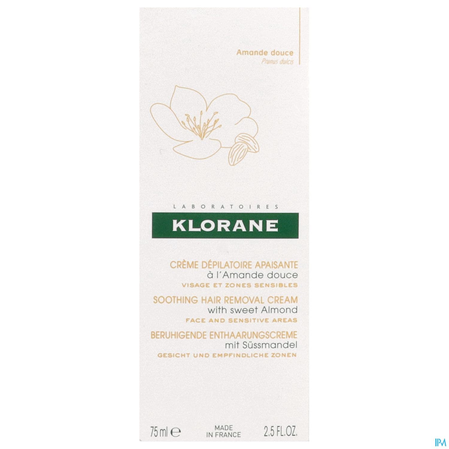 KLORANE CR DEPIL ZONE SENSIBL 75ML
