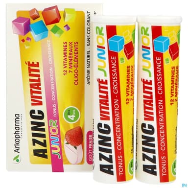 Arkopharma Azinc Vitalite Junior Comprime A Croquer Fraise 30