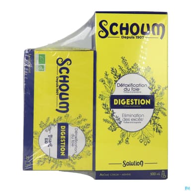 SCHOUM DIGESTION 500ML+TIS BIO OFF
