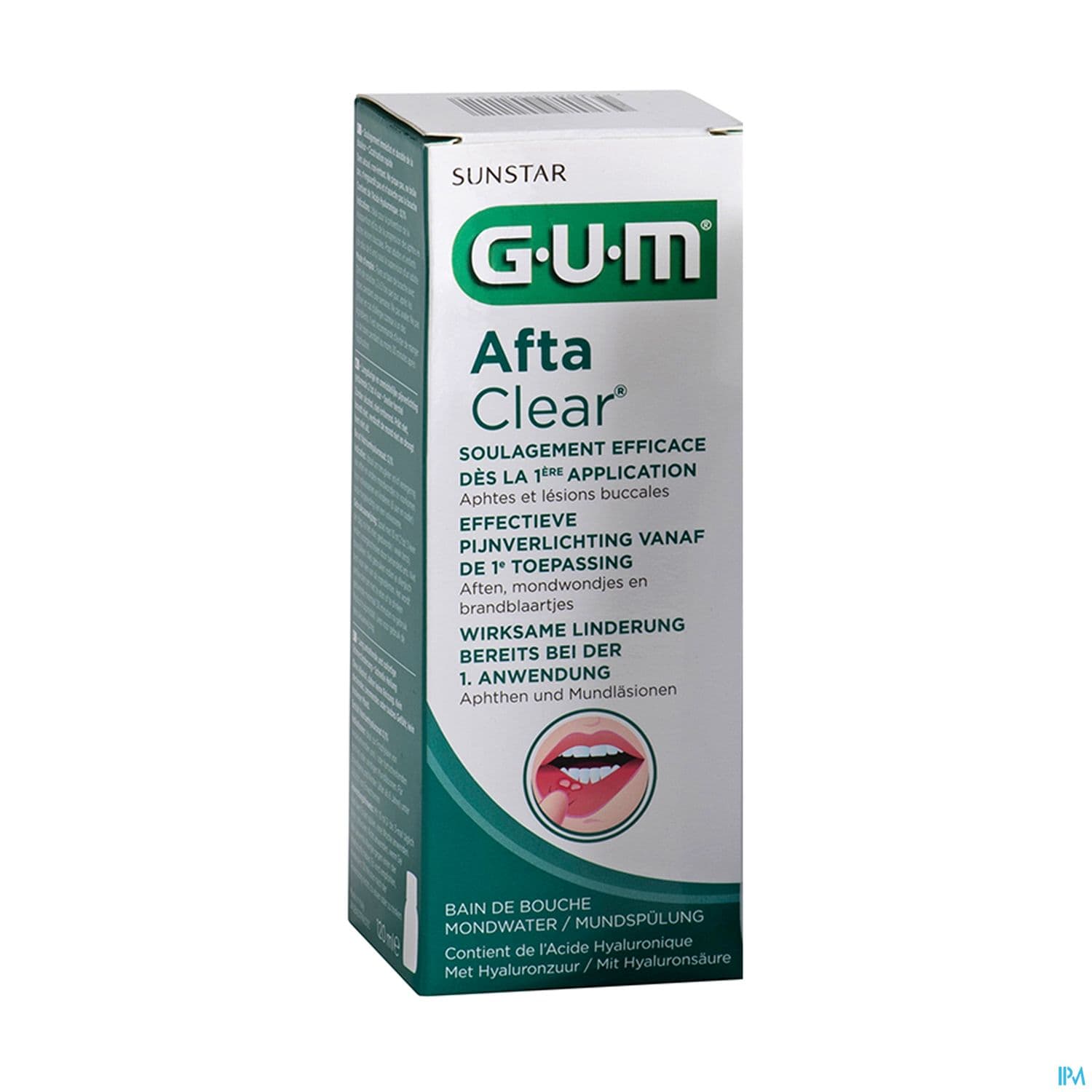GUM AFTACLEAR B/BOUCHE 120ML 2410