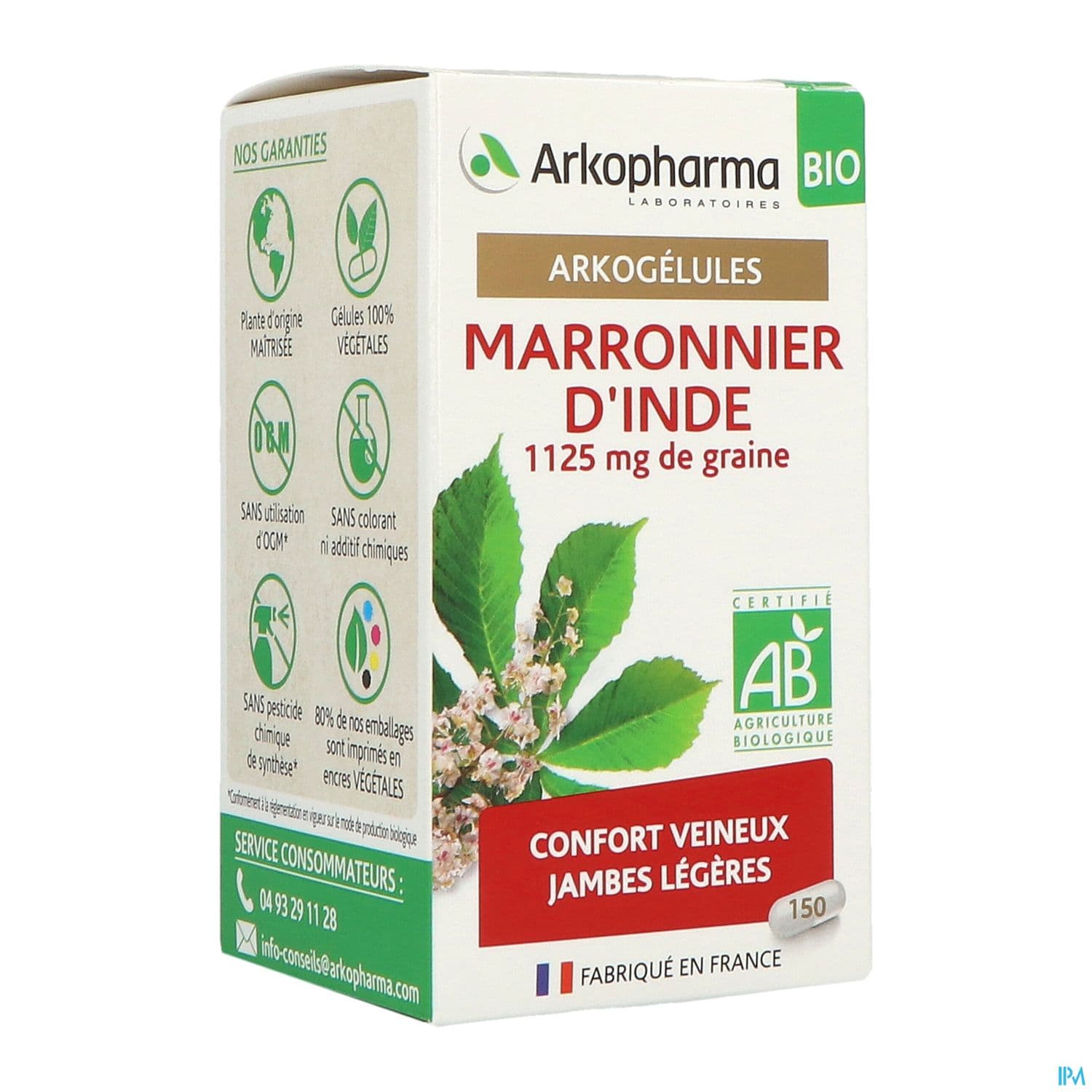 Arkopharma Arkogelules Marronnier Inde Bio Gelule 150
