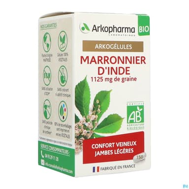 Arkopharma Arkogelules Marronnier Inde Bio Gelule 150