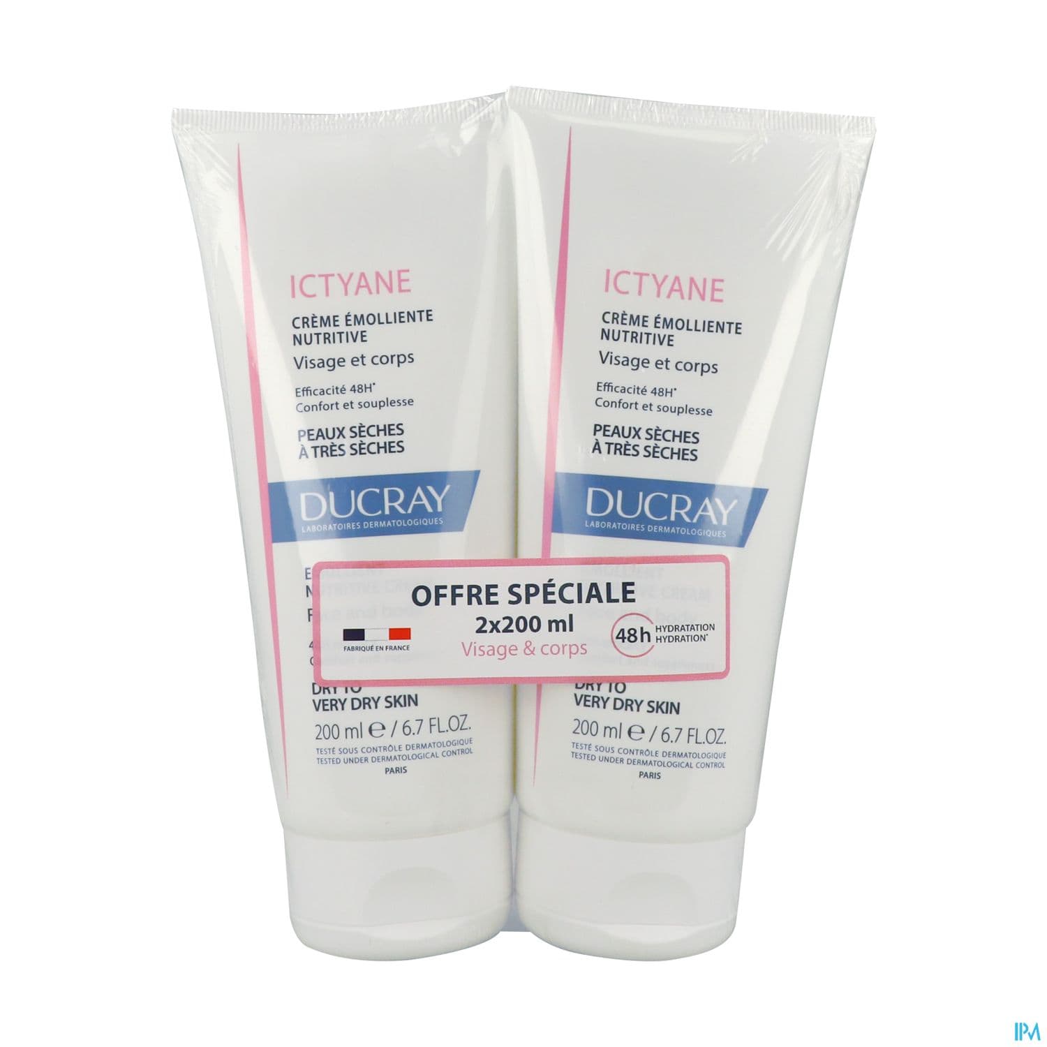 ICTYANE CR EMOL NUTRITIVE 200ML X2