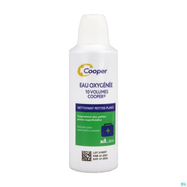 Cooper Eau Oxygenee 10volumes Solution Pour Application Cutanee 250ml