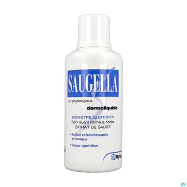 SAUGELLA EMUL DERMOLIQ LAV FL/500ML