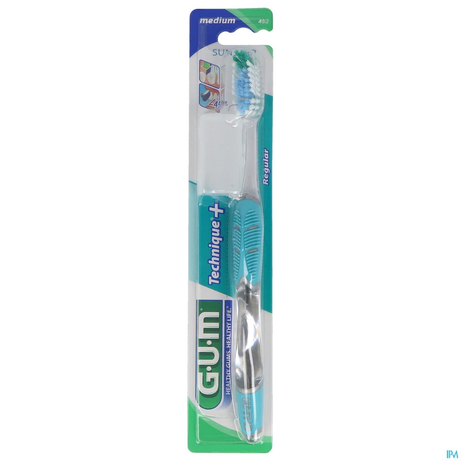 Gum technique+ brosse à dents medium normale (modèle 492)