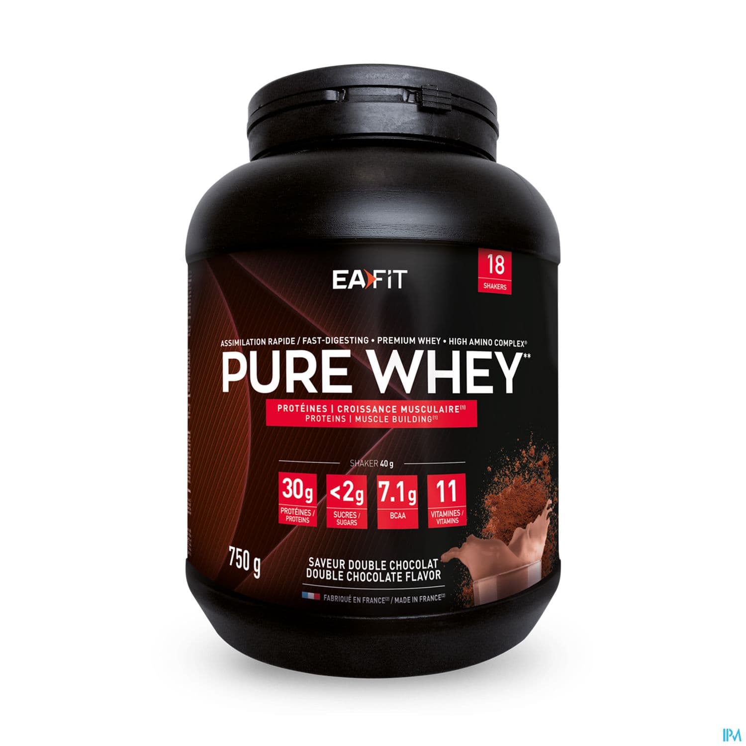 EA-FIT PURE WHEY DBL CHOCO 750G