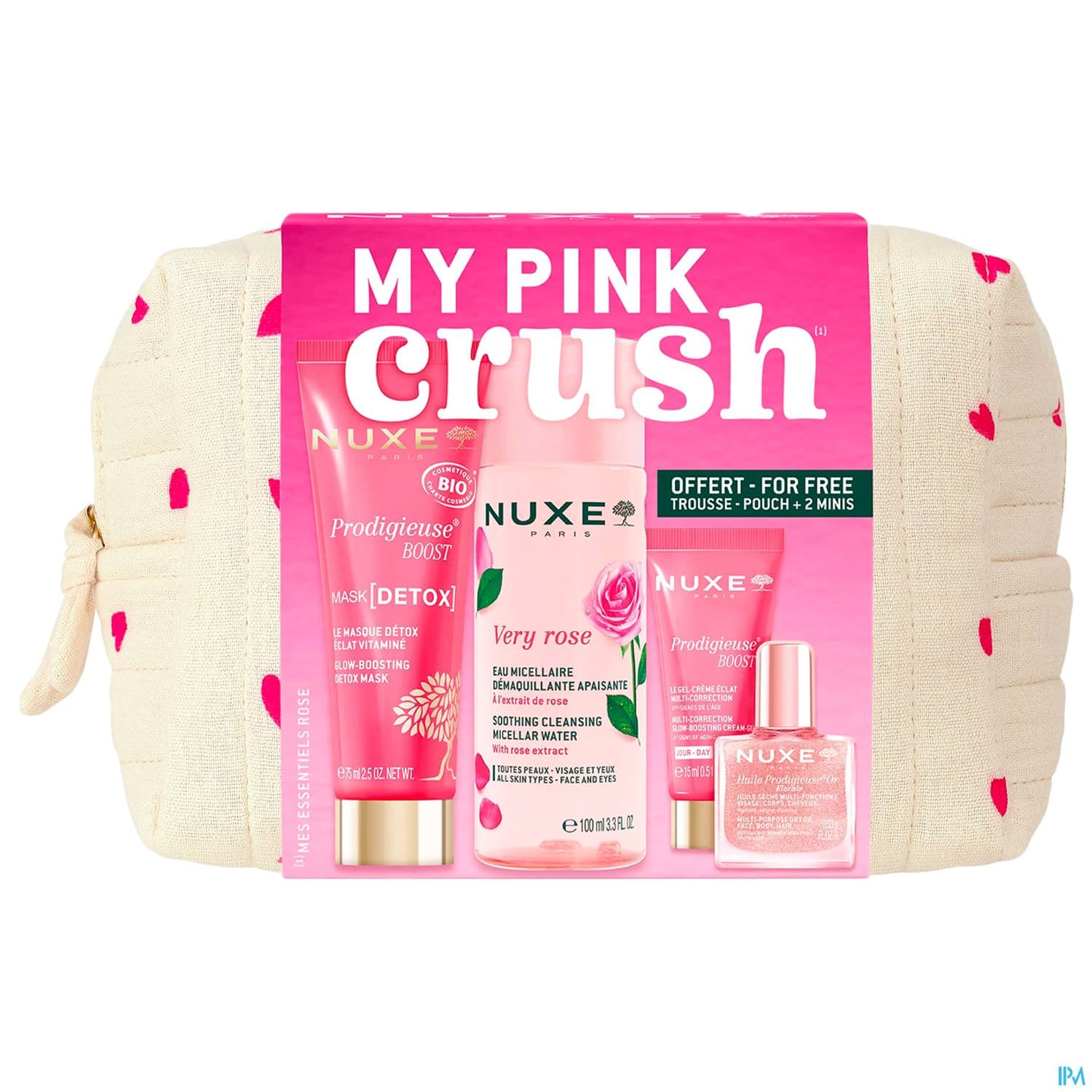 Nuxe Trousse De Voyage Mes Essentiels Pink 4produits