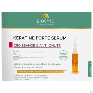 BIOCYTE KERATINE FORTE SERUM AMP 5