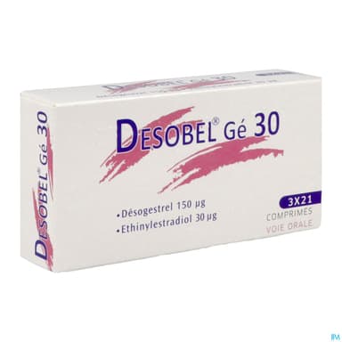 Desobel 150mcg/30mcg Comprime 21 X3