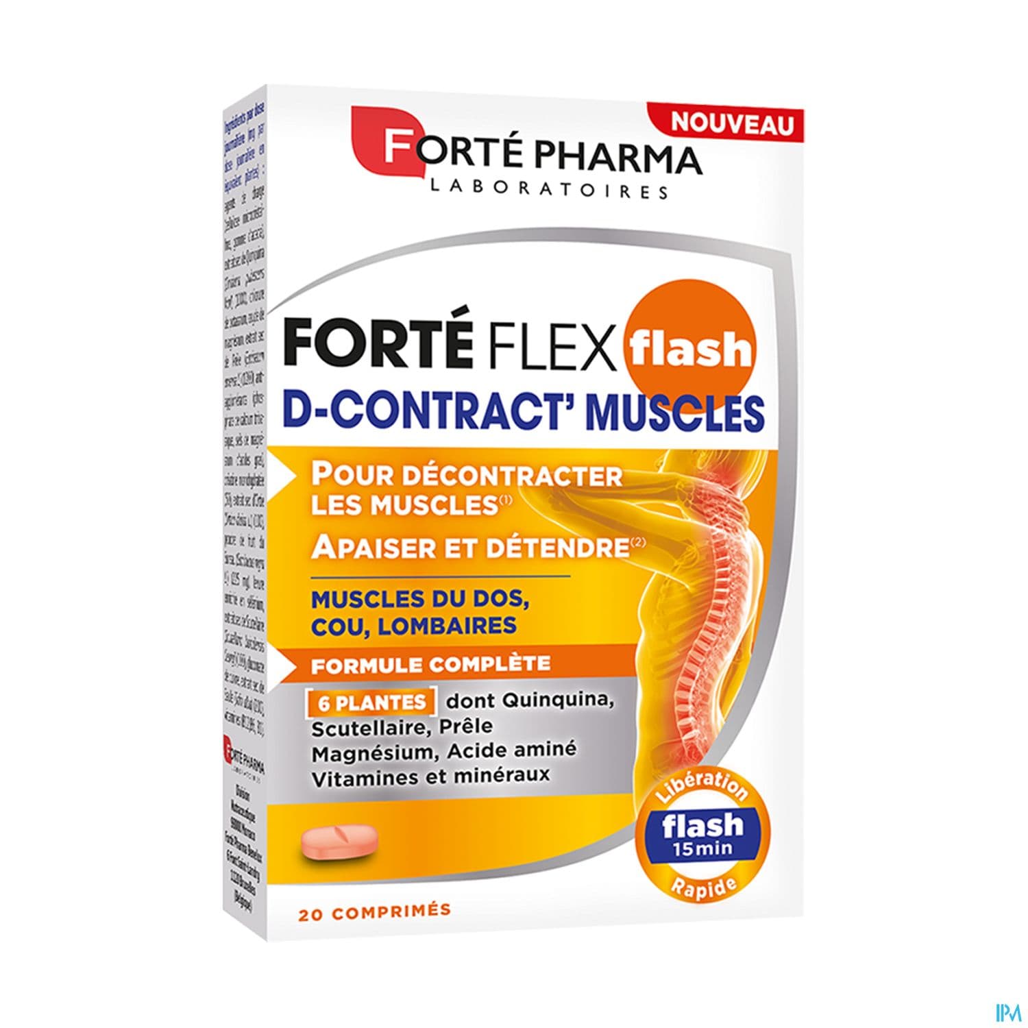 Forte Pharma Forte Flex Flash D Contract Muscles Comprime 20