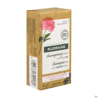 KLORANE SH SOLIDE PIVOINE BIO 80G
