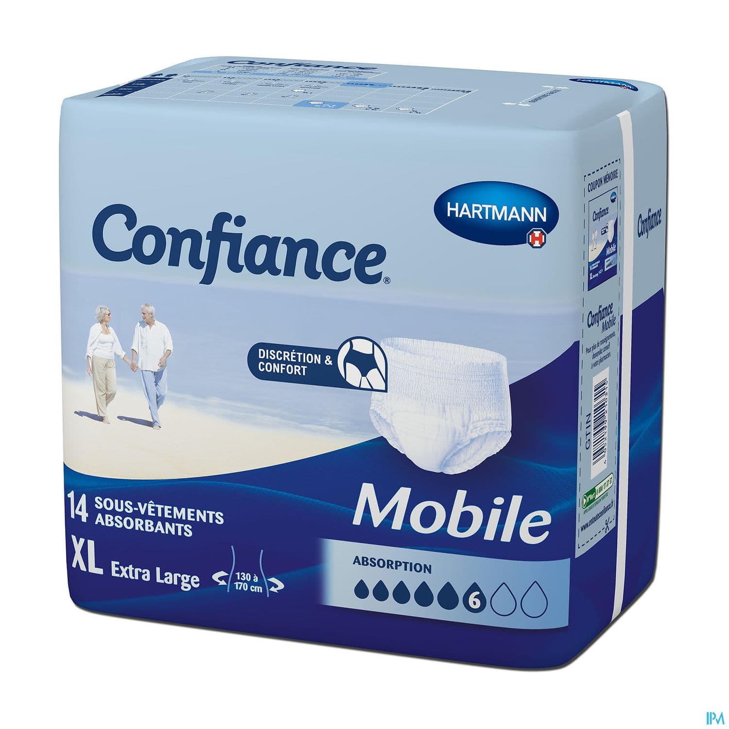 Hartmann Confiance Mobile Absorption 6 Slip Absorbant Xl 14