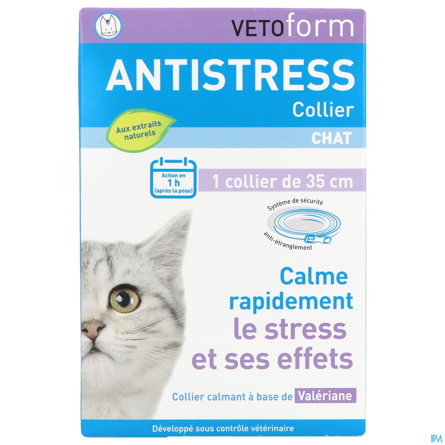 Vetoform Calmant - Collier Anti-stress Chat X1