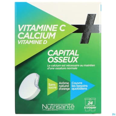 VITAVEA VIT C + CALCIUM CPR 24