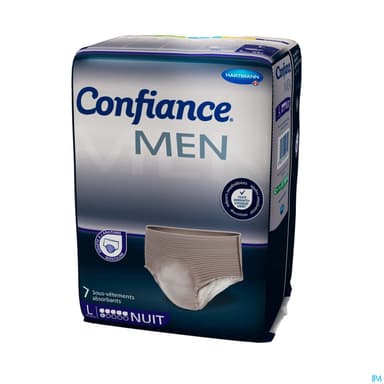 CONFIANCE MEN S/VET ABSORB 6G L 7