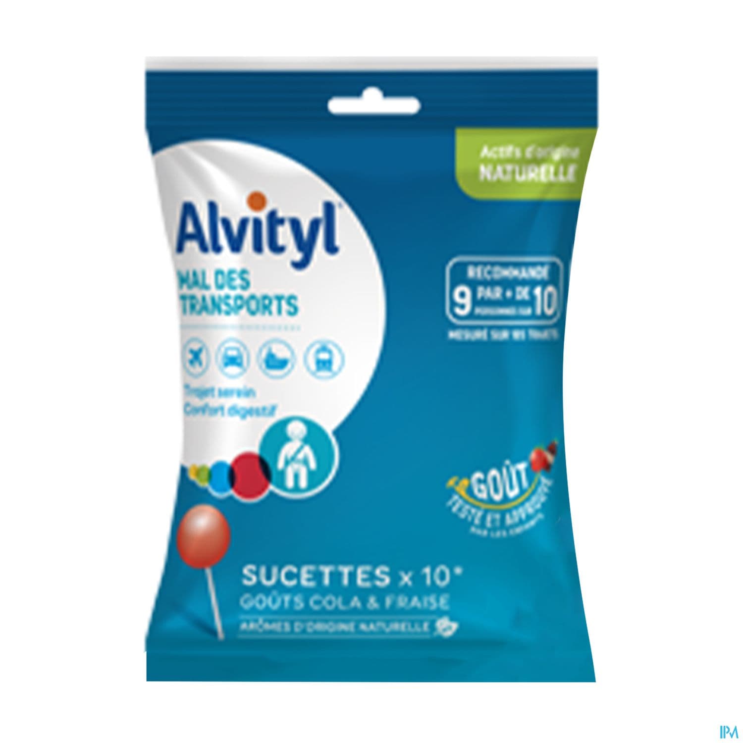 ALVITYL SUCETTE MAL DE TRANSPORT ENF