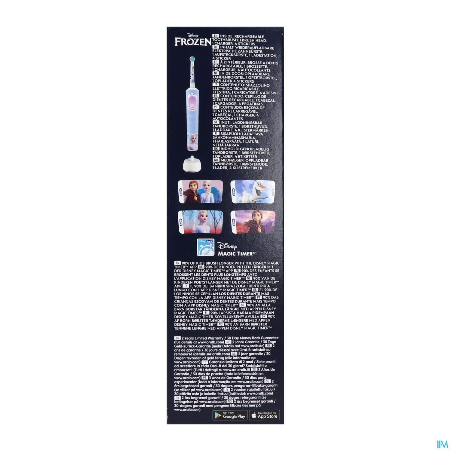 Oral B Pro Kids3+ Brosse A Dents Electrique Reine Des Neiges