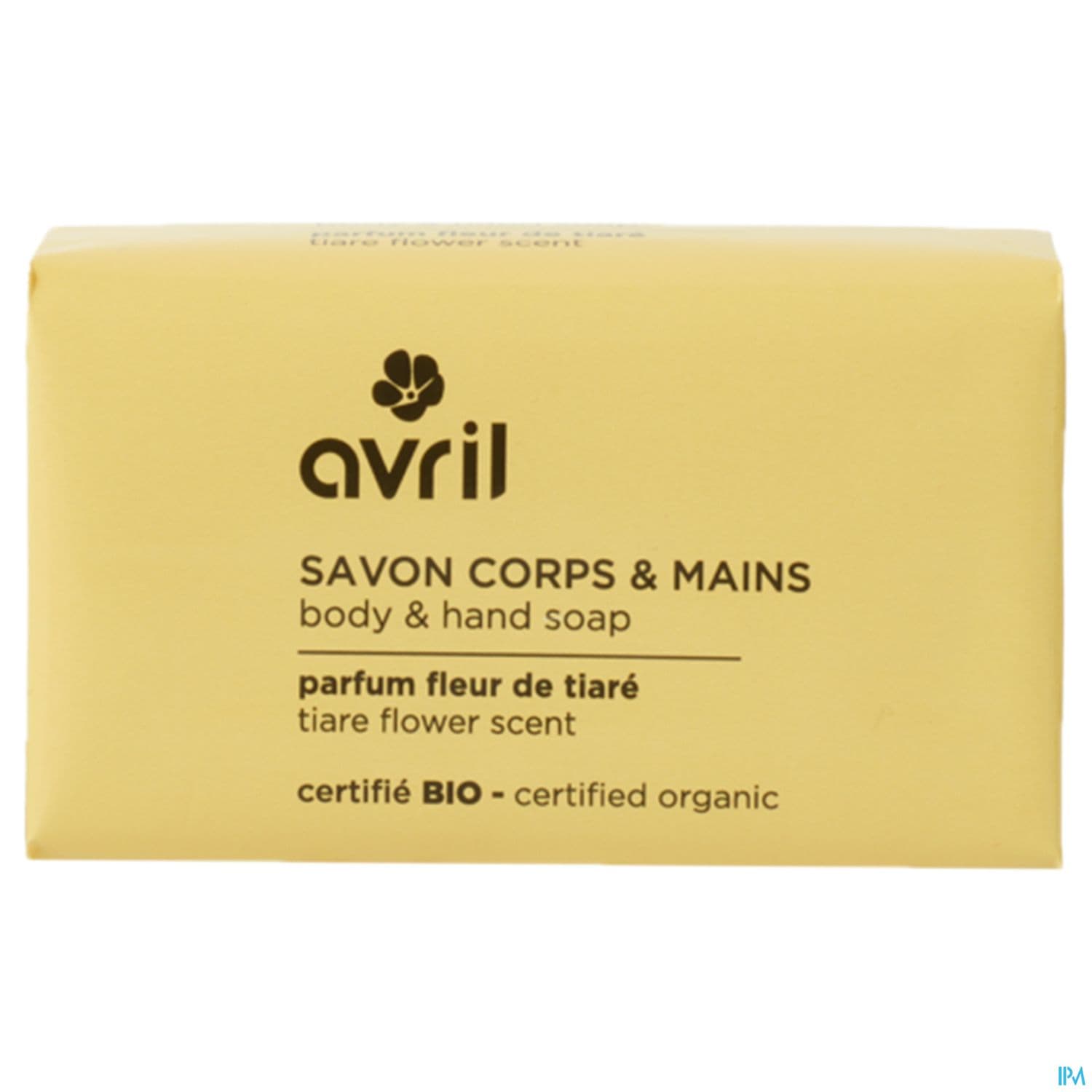 Avril Savon Corps Et Mains Fleur De Tiare Bio 100g