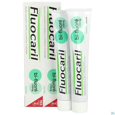 FLUOCARIL BI-FLUORE MENTHE 2X75ML