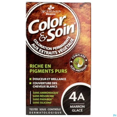 3 CHENES COLOR/SOIN MARRON GLAC 4A