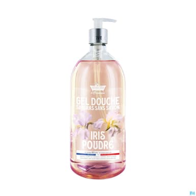 Les Petits Bains De Provence Gel Douche Iris Poudree 1l Edition Noel