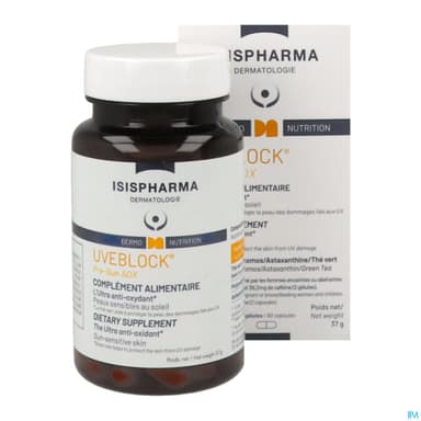 Isispharma Uveblock Pre Sun Aox Gelule 60