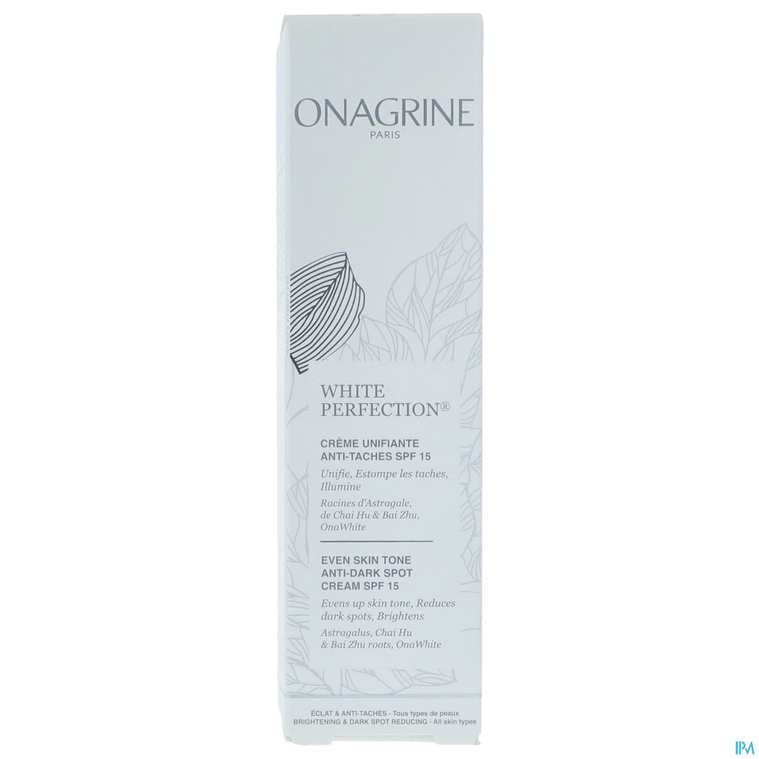 Onagrine White Perfection Creme Unifiante Antitaches Spf15 40ml