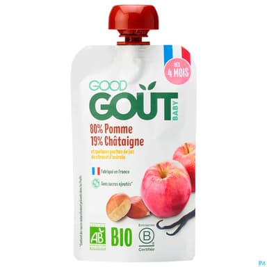 GOODGOUT POMME/CHATAIGNE 120G