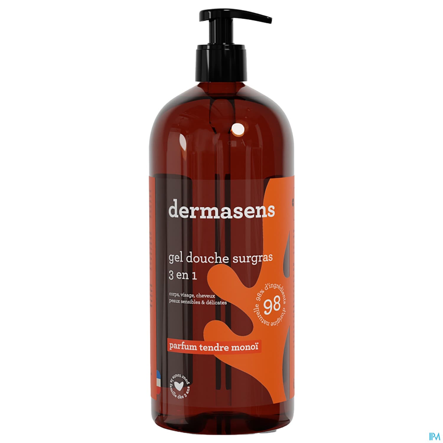 DERMASENS GEL SURG 3EN1 MONOI 1L