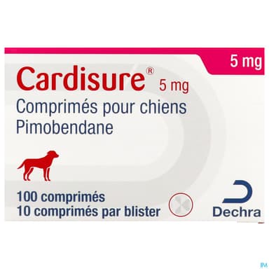Dechra Cardisure 5mg Chien Comprime 100