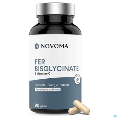 Novoma Fer Bisglycinate Ferrochel Gelule 90