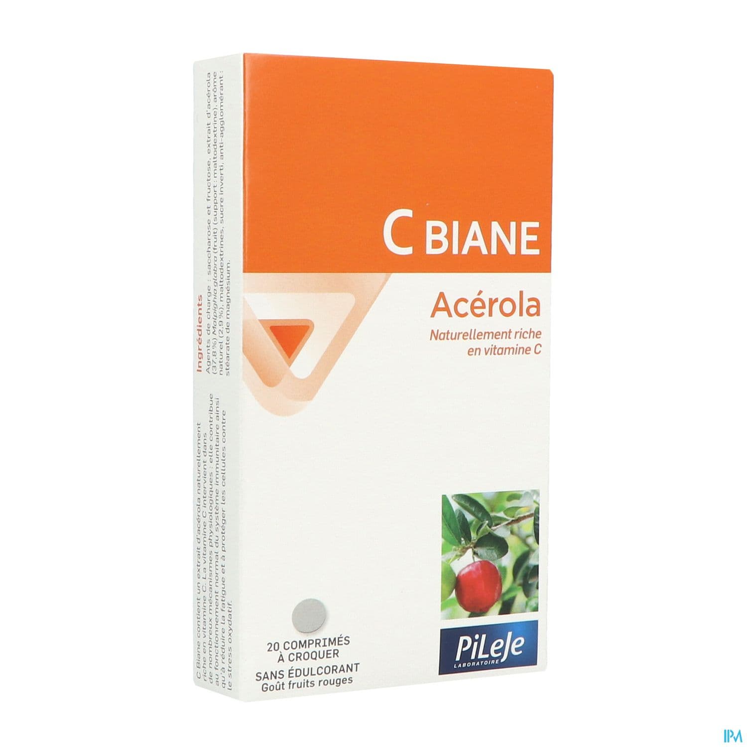 Pileje C Biane Acerola Comprime A Croquer 20