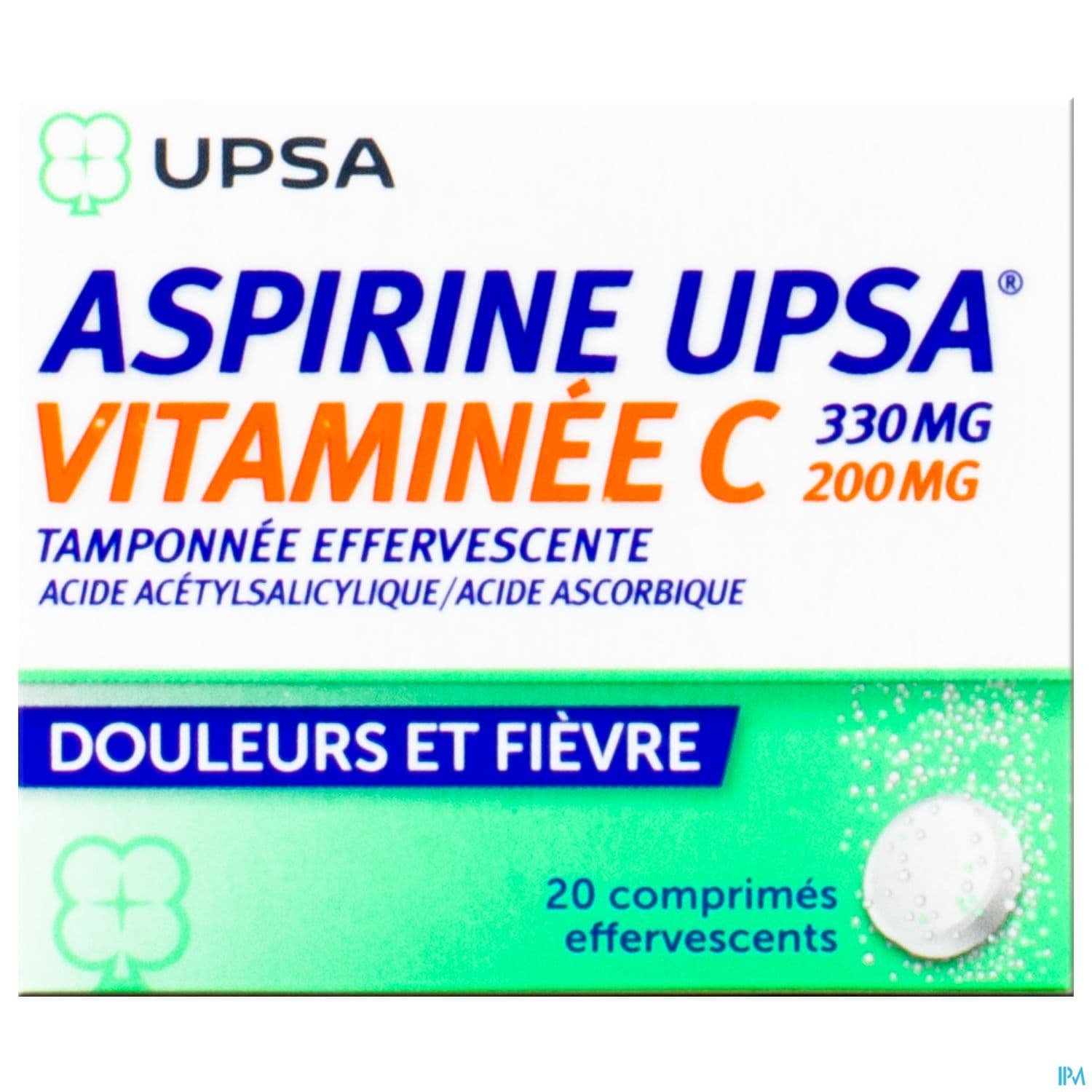ASPIRINE VIT C UPSA CPR EFF 20
