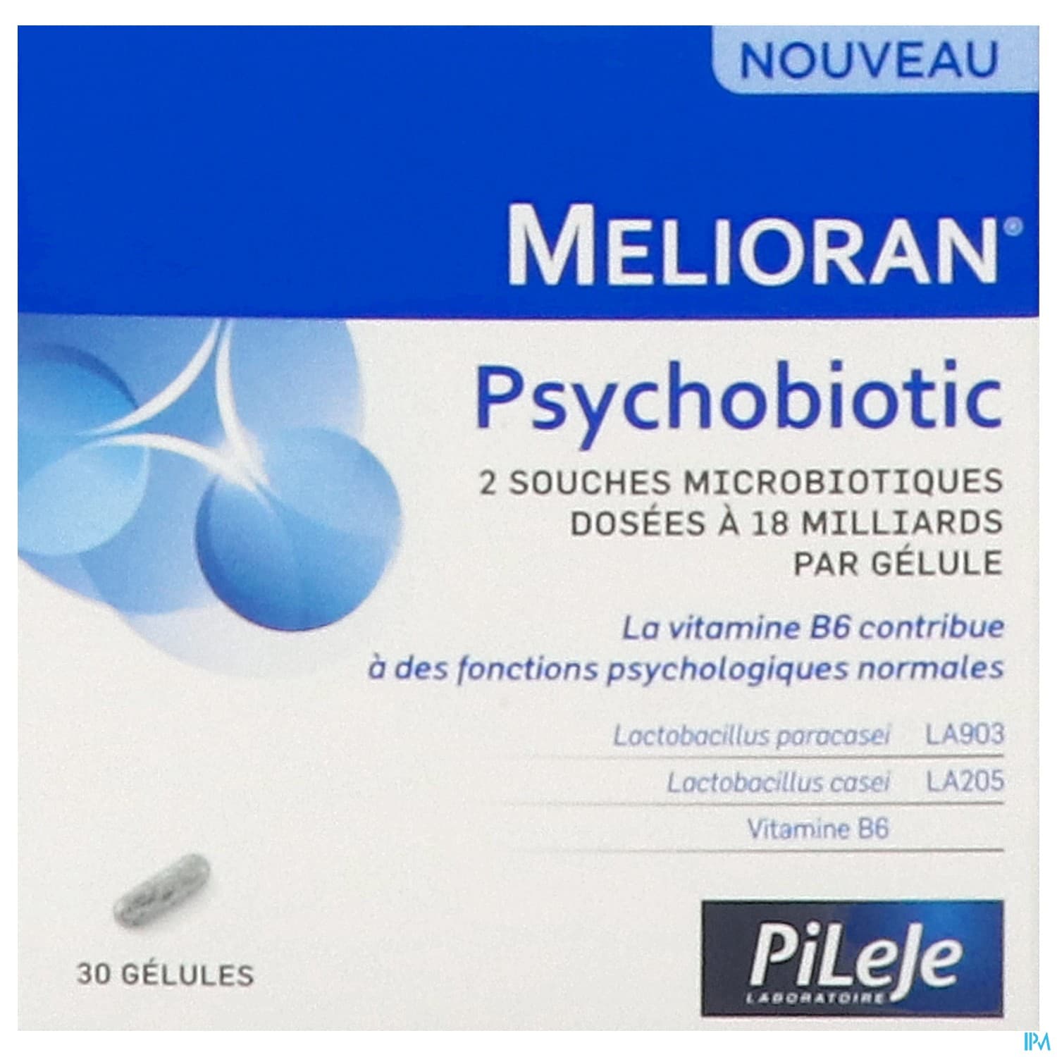Pileje Melioran Psychobiotic Gelule 30